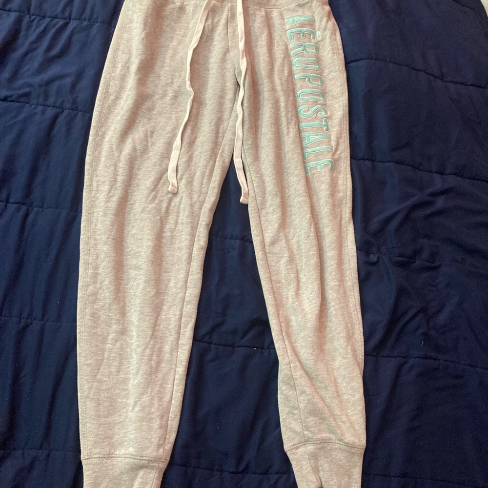 grey aero sweatpants.